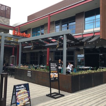 Eureka! - Patio seating area. - American Near Me - Carlsbad, California