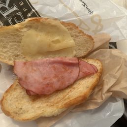 Ham and cheese croissant Ham and cheese croissant