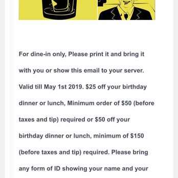 Ahjoomah's Apron - This is the email/coupon Clearly states $25 off minimum order of $50 lunch/dinner or $50 off minimum order (before taxes+tip) of $150 - Korean Near Me - Chicago, Illinois Ahjoomah's Apron - This is the email/coupon Clearly states $25 off minimum order of $50 lunch/dinner or $50 off minimum order (before taxes+tip) of $150 - Korean Near Me - Chicago, Illinois