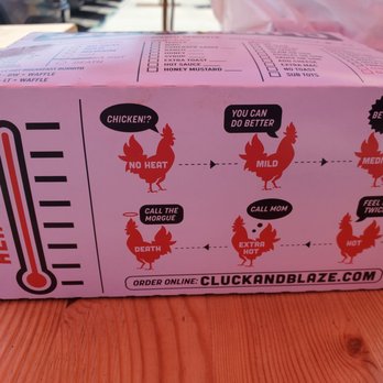 Cluck & Blaze - To go box - Chicken Shop Near Me - Long Beach, California