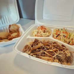 Hapa Hawaiian Food Truck - Kolua Pork and fried Crab Ragoons