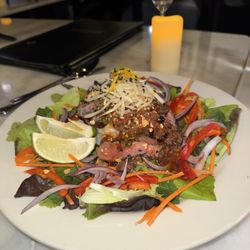 Korean beef entrée