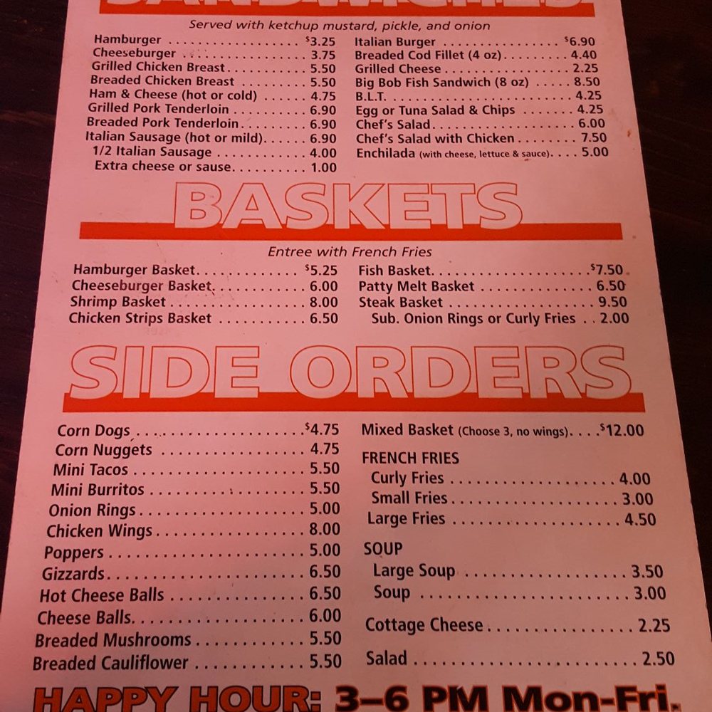 a menu for a restaurant a menu for a restaurant