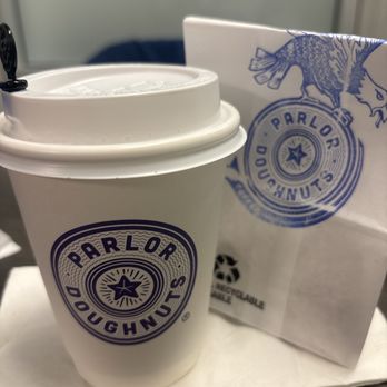 Parlor Doughnuts - Chai Latte with mini Cinnamon Sugar Mini - Donuts Near Me - Pearland, Texas Parlor Doughnuts - Chai Latte with mini Cinnamon Sugar Mini - Donuts Near Me - Pearland, Texas