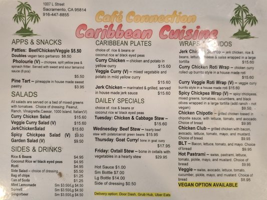 Menu photo 1 Cafe Connection Sacramento, CA