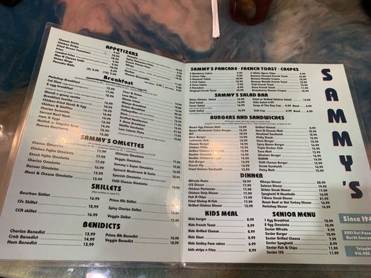Menu photo 7 Sammy's Restaurant Sacramento, CA Menu photo 7 Sammy's Restaurant Sacramento, CA