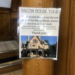 Bacon Memorial District Library - They offer a house tour of the original section of the Library