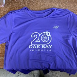 Shenanigans Promogear - 2026 Oak Bay Half Marathon shirts hot off the press for Frontrunners!