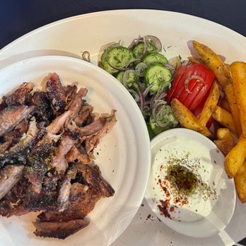 Andros Taverna - Georgie's Gyros with the best fries - almost ordered more! - Greek Near Me - Chicago, Illinois Andros Taverna - Georgie's Gyros with the best fries - almost ordered more! - Greek Near Me - Chicago, Illinois