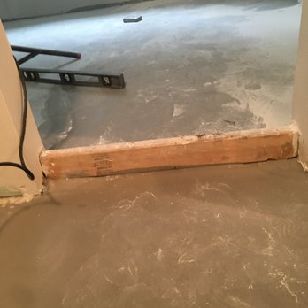Valot General Contractors - They tried to make the OSB a smooth surface by using self leveling concrete and left a MESS. - General Contractors Near Me - San Antonio, Texas Valot General Contractors - They tried to make the OSB a smooth surface by using self leveling concrete and left a MESS. - General Contractors Near Me - San Antonio, Texas