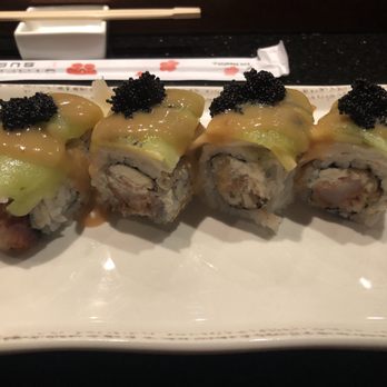 Symphony Sushi - Flamingo maki filling was good, didn't care for topping - Japanese Near Me - Boston, Massachusetts Symphony Sushi - Flamingo maki filling was good, didn't care for topping - Japanese Near Me - Boston, Massachusetts