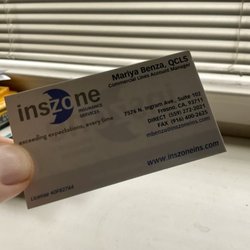 Inszone Insurance Services - This individual provided excellent service after having walked in unexpectedly...Bravo!