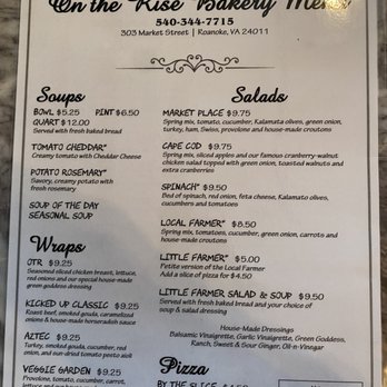 On the Rise Bread - Menu - Bakeries Near Me - Roanoke, Virginia