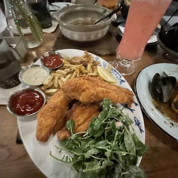 Plank Provisions - Fried catfish plate - Seafood Near Me - Austin, Texas Plank Provisions - Fried catfish plate - Seafood Near Me - Austin, Texas