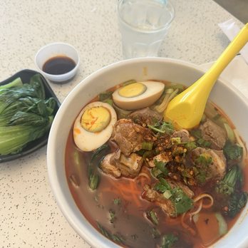 Nana Noodle House - N2. Braised Pork Ribs Noodle Soup  Add egg. Add extra veggies - Noodles Near Me - Kearny, New Jersey