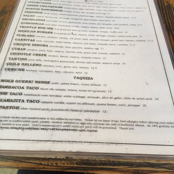 Anepalco - August 2016 lunch menu - Mexican Near Me - Orange, California
