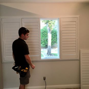 Bay Blinds - Jordan installs Hunter Douglas Palm Beach blinds in our Novato townhouse. - Shades & Blinds Near Me - Novato, California