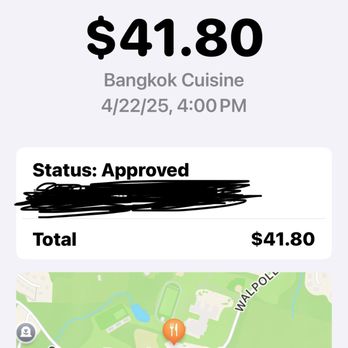 Bangkok Cuisine - Proof of purchase. - Thai Near Me - Stafford, Virginia