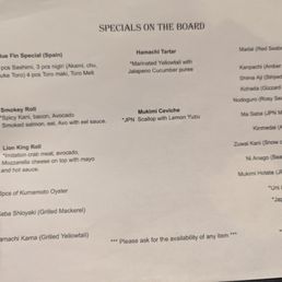 Specials 10/2/2024