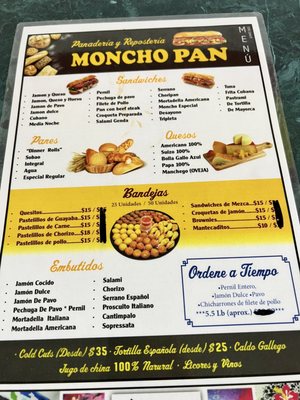 Menu photo 4 Moncho Pan San Juan, PR
