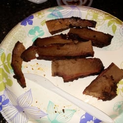 Stumpy's Bar-B-Que - This was my dinner. Actually it was the trash can's dinner.