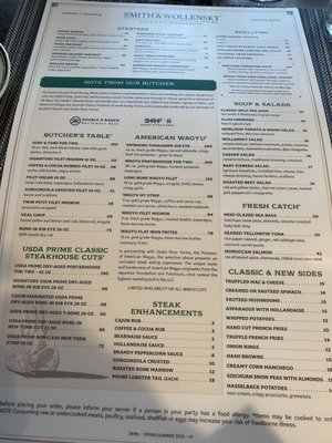 Menu photo 3 Smith & Wollensky - Wellesley Wellesley, MA