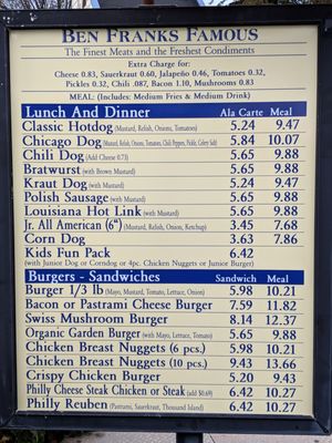 Menu photo 5 Ben Franks Restaurant Redwood City, CA