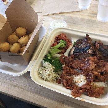 Mama Cho's BBQ - Short rib platter and jalepeno tots - Barbeque Near Me - Castro Valley, California Mama Cho's BBQ - Short rib platter and jalepeno tots - Barbeque Near Me - Castro Valley, California