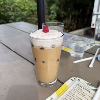 Season - Raspberry white mocha latte with cold foam - Breakfast & Brunch Near Me - Marietta, Georgia Season - Raspberry white mocha latte with cold foam - Breakfast & Brunch Near Me - Marietta, Georgia