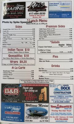 Menu photo 2 Pit Stop Cafe Grove, OK Menu photo 2 Pit Stop Cafe Grove, OK