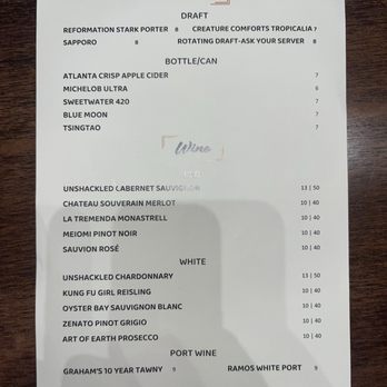 The Sparrow - Beer/Wine - Chinese Near Me - Atlanta, Georgia