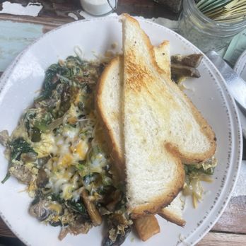 Southern Porch - Veggie scramble with Chicken Sausage - Southern Near Me - Alpharetta, Georgia