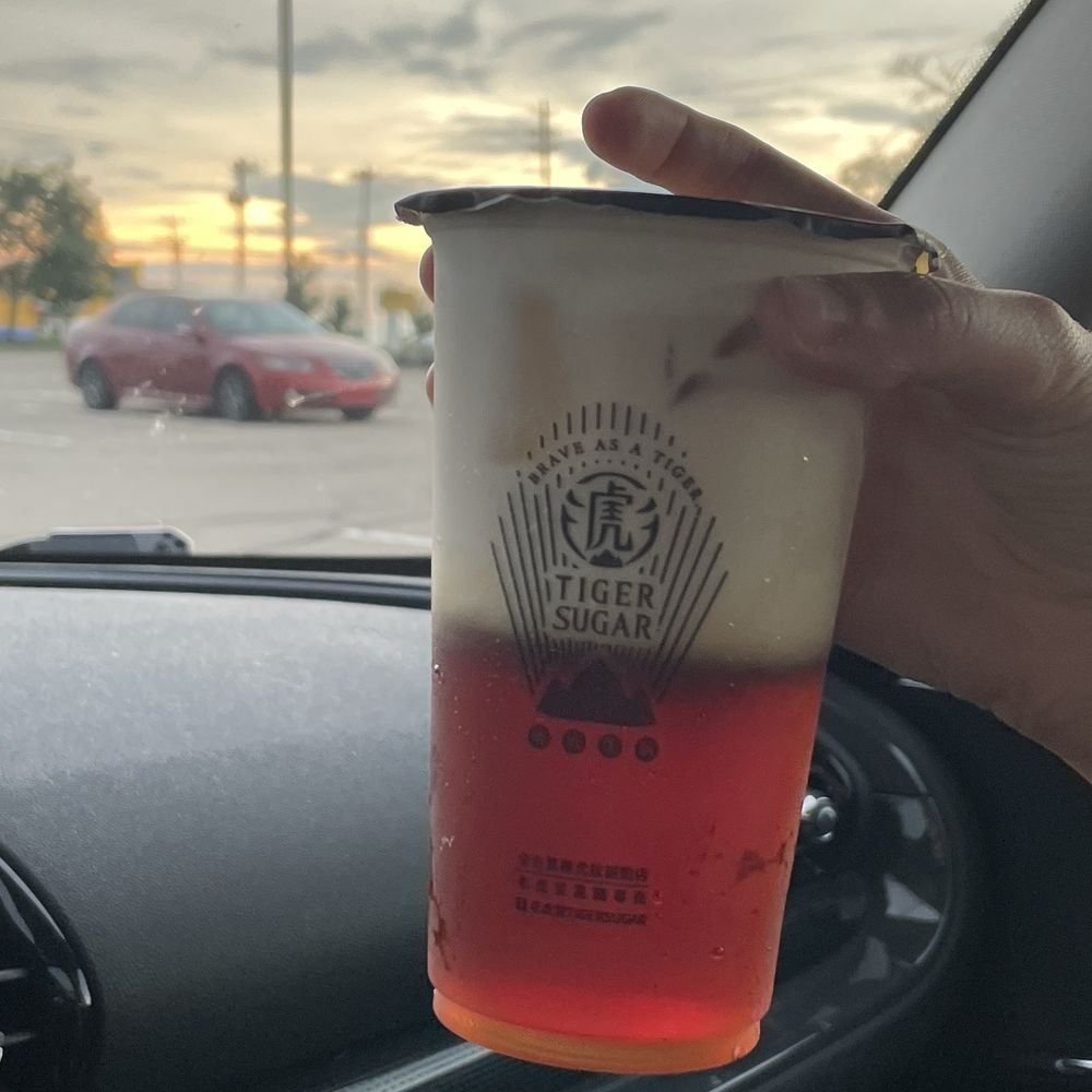 TIGER SUGAR - Milk tea, pre-shake - Bubble Tea Near Me - mason, Ohio