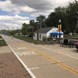 General's Ice Cream - Convienient little refreshment stop along the Wabash-Cannonball (rails to trails) bike path!