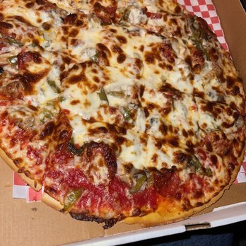 Windy City Pizza - Johnny Hancock without black olives - Pizza Near Me - Delray Beach, Florida Windy City Pizza - Johnny Hancock without black olives - Pizza Near Me - Delray Beach, Florida