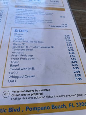 Menu photo 3 Yellow Yolk Pompano Pompano Beach, FL