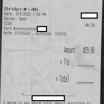 Zab Thai - Proof that I was there. This was for 2 orders of Beef Noodle Soup. Turned out to be just for broth b/c the "meat" went to the garbage. - Thai Near Me - Hillsboro, Oregon