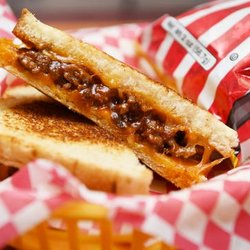 Kickback - Sloppy Jay Grilled Cheese from The Underground Cafe. We deliver lunch!
