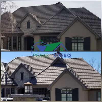 Home Cleaning Services Peaks &amp; Streaks Roof and Exterior Cleaning