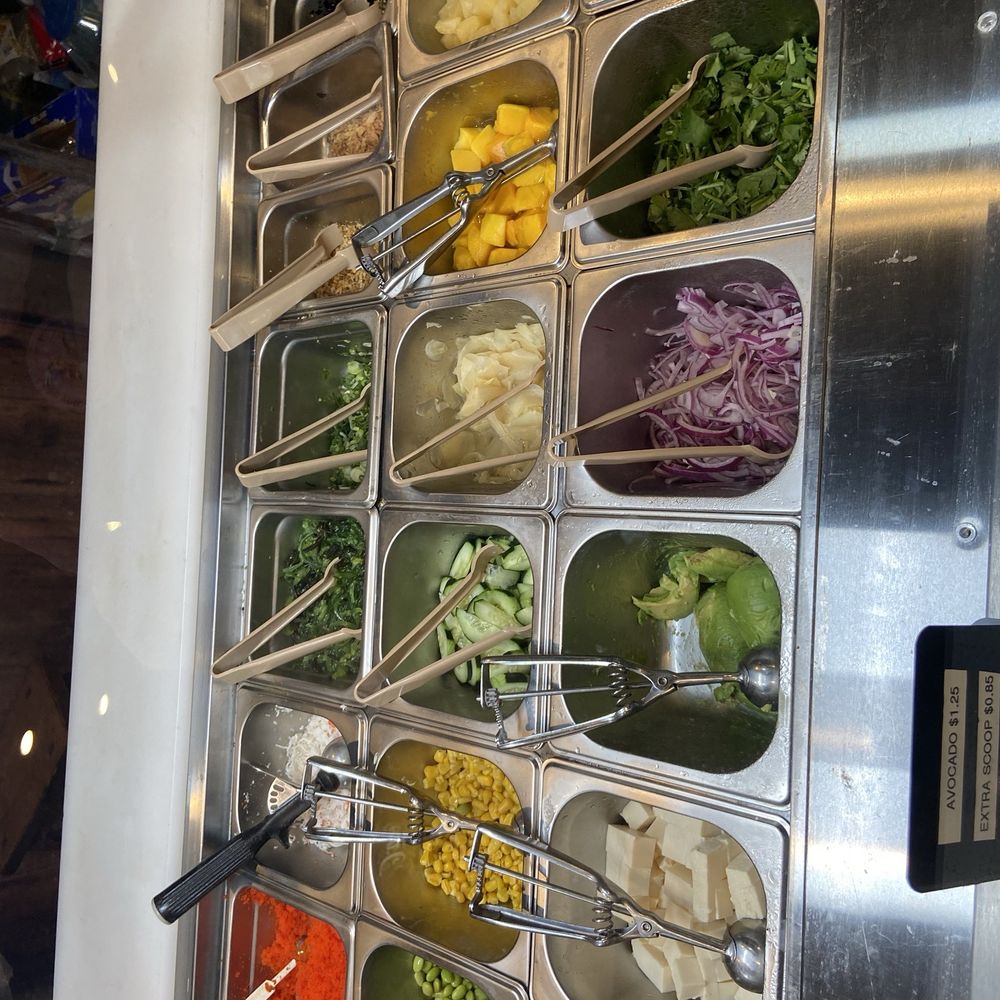 Kaua Hawaiian Bbq - poke bowl topping options - Hawaiian Near Me - Riverside, California Kaua Hawaiian Bbq - poke bowl topping options - Hawaiian Near Me - Riverside, California