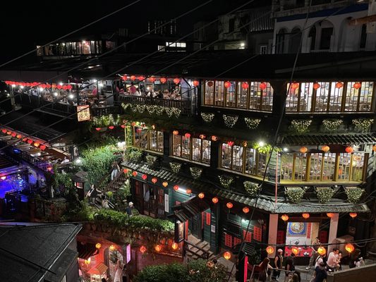 Jiufen Teahouse by null