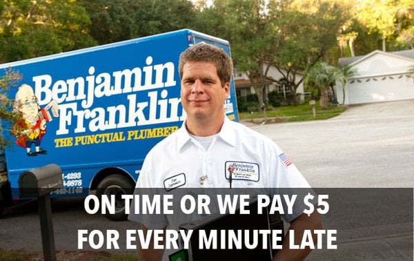 Slide of Benjamin Frankln Plumbing