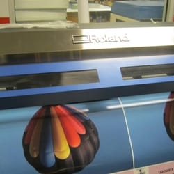 Allegra Printing - Our Larger Format Printer makes awesome Signs and Banners!