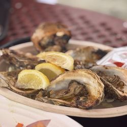 Giovanni's Fish Market - Grilled or baked oysters. I love oysters but these were too briney for me even cooked