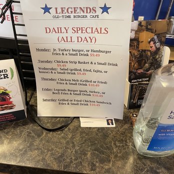 Legends Old Time Burger Cafe - Daily lunch specials - American Near Me - Jacksonville, Texas Legends Old Time Burger Cafe - Daily lunch specials - American Near Me - Jacksonville, Texas