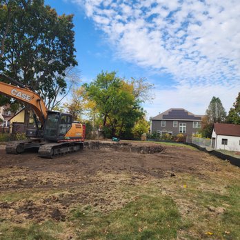 Kcm - Getting ready to excavate for the new foundation - Demolition Services Near Me Kcm - Getting ready to excavate for the new foundation - Demolition Services Near Me