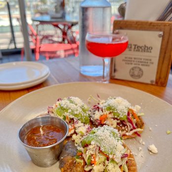 El Techo - Rooftop Mex Brunch in El Barrio! Tostadas & Aqua Fresca Mimosa for this Catholic School Boy! - Latin American Near Me - San Francisco, California