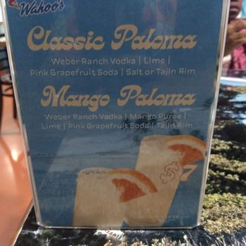 Wahoo's Fish Tacos - Paloma specials - Mexican Near Me - Las Vegas, Nevada
