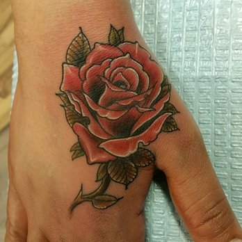 Mums custom tattoo - Rose done by Jim. 3/27/2017 - Tattoo Near Me - San Diego, California Mums custom tattoo - Rose done by Jim. 3/27/2017 - Tattoo Near Me - San Diego, California