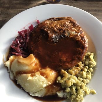 The Pie Maker - Chicken and mushroom pie with mash and peas. - Irish Near Me - Galway, G